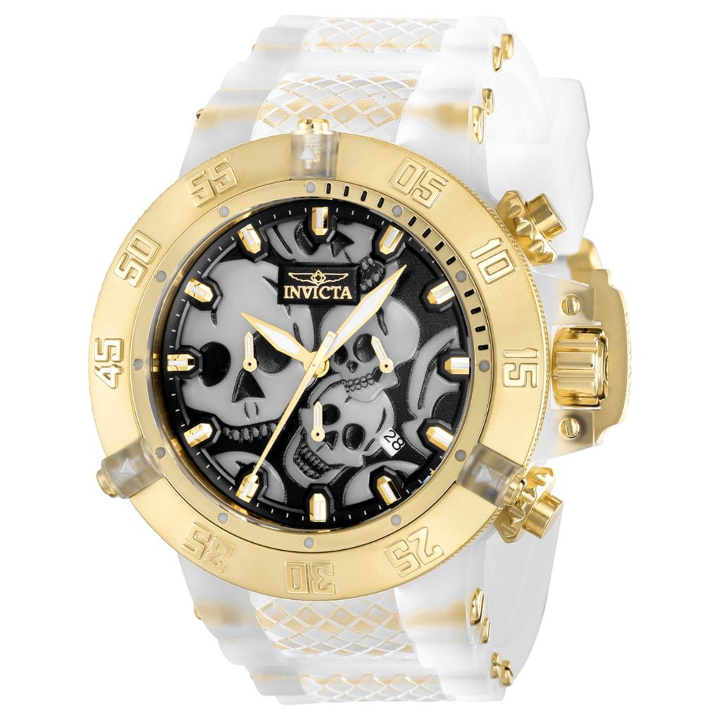 Invicta skull face clearance watch