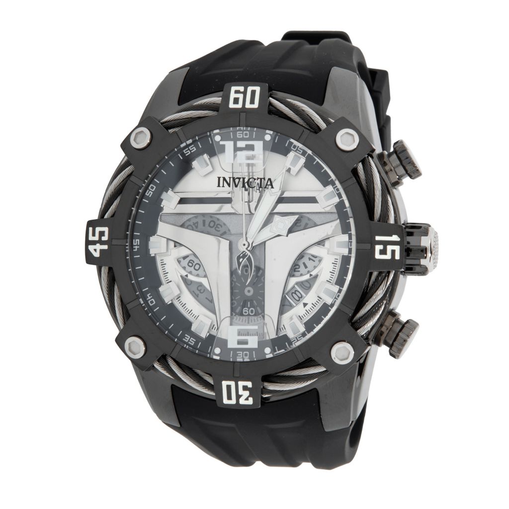 Invicta Star Wars 52mm Mandalorian Lt Ed Quartz Chronograph Watch