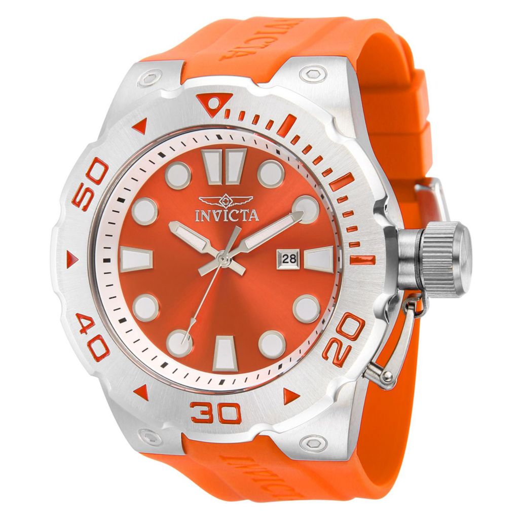 Invicta orange best sale dive watch