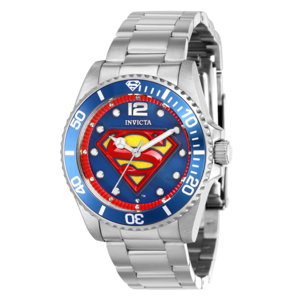 Invicta DC Comics Women s Superman Ltd Ed Quartz Bracelet Watch ShopHQ