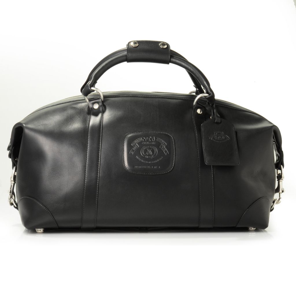 Ghurka Unisex Cavalier I Leather Travel Bag ShopHQ