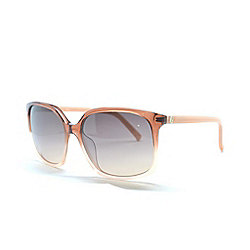 Fendi Women's Brown & Pink Square Designer Sunglasses