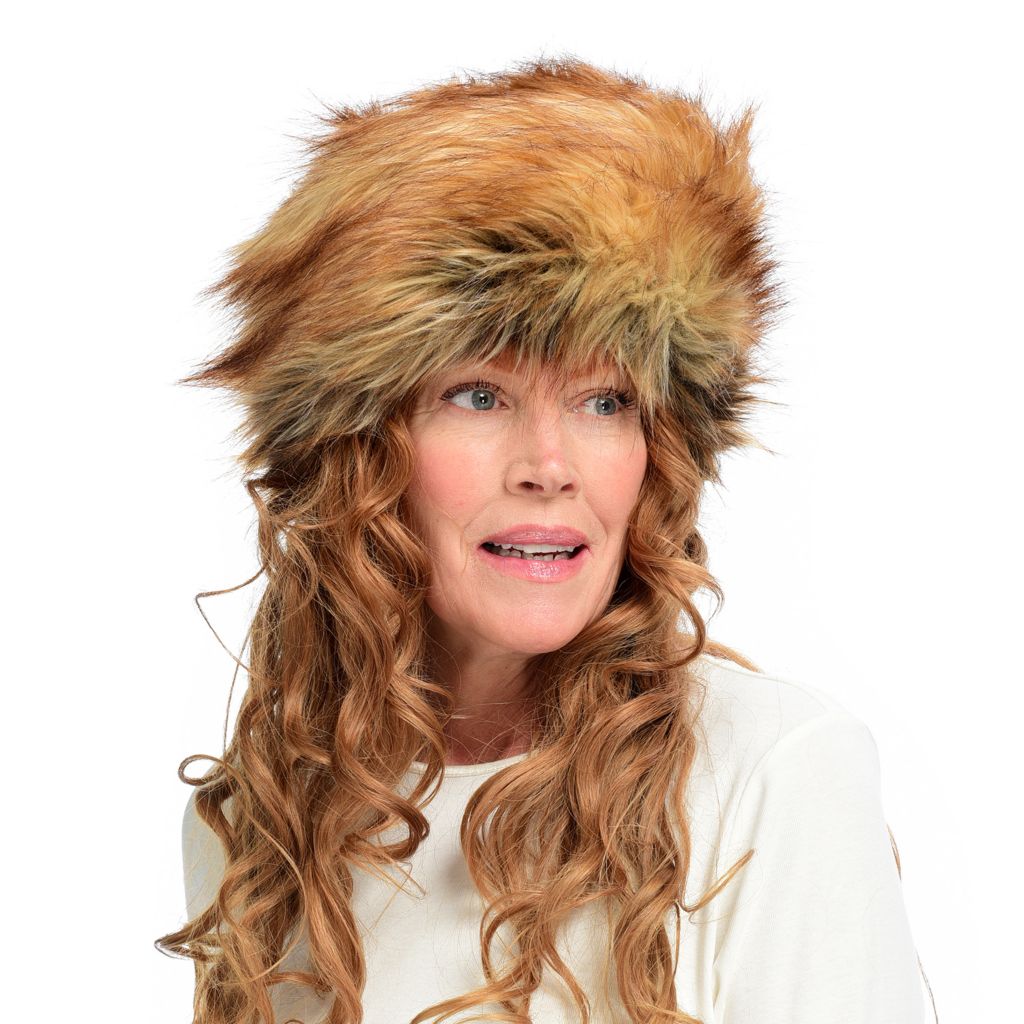 faux fur russian hat