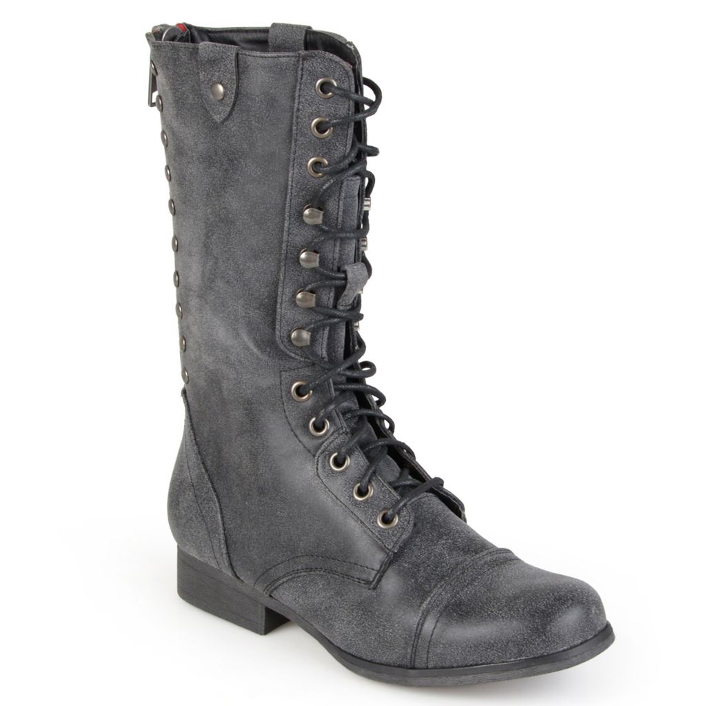 madden girl knee high combat boots