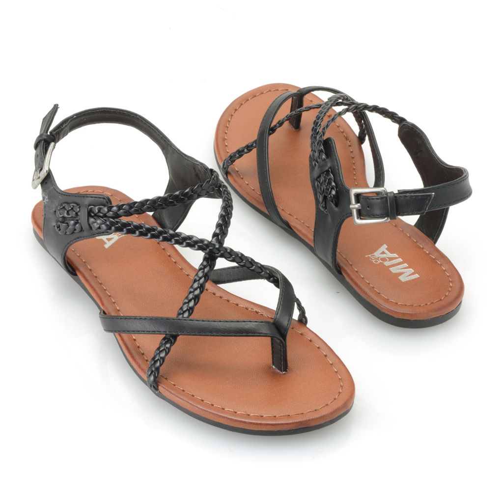mia criss cross sandal