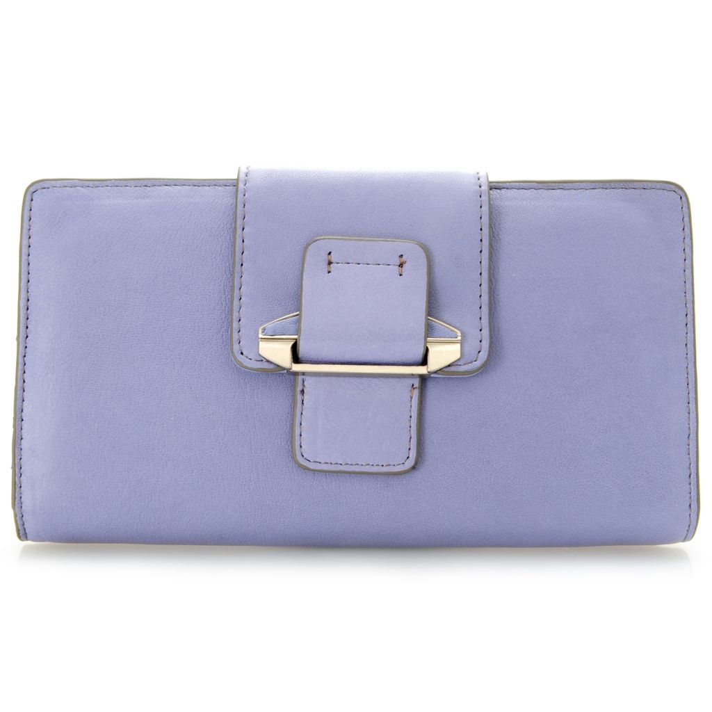 Kooba Handbags Jonnie Lamb Leather Tab Wallet on sale at shophq 723 472