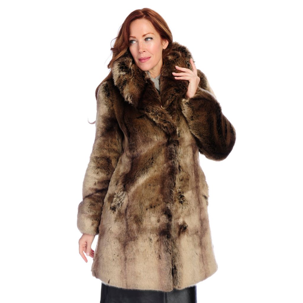 Sabrina Faux Fur Jacket - Mocha