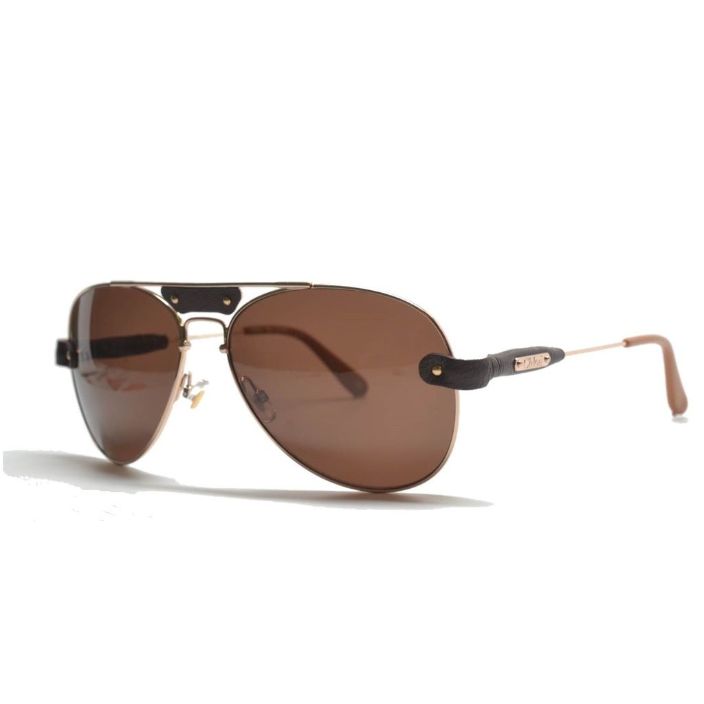 Chloe leather hotsell aviator sunglasses