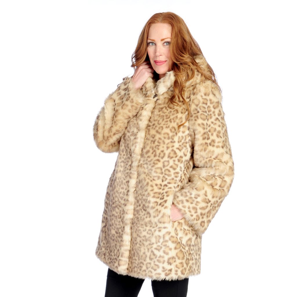 Pamela mccoy faux outlet fur coat