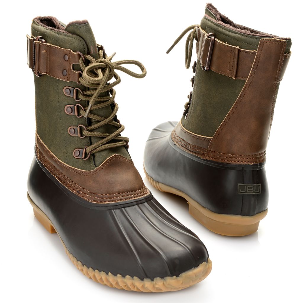 duck boots with fur inside