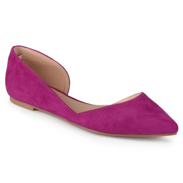 slip on pointed flats