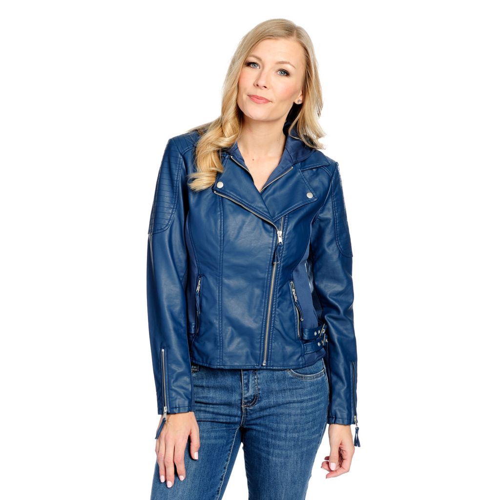 evine faux leather jackets