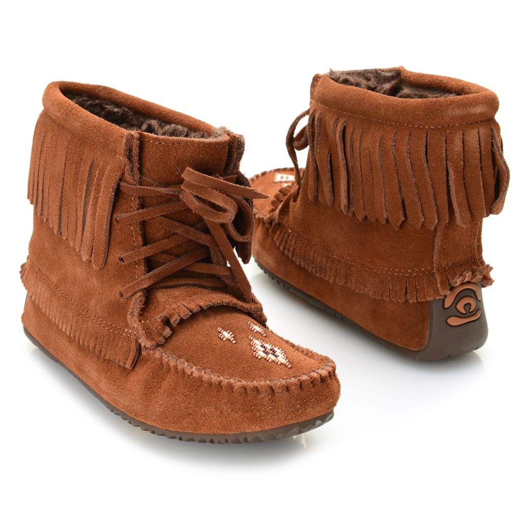 harvester suede lined moccasin