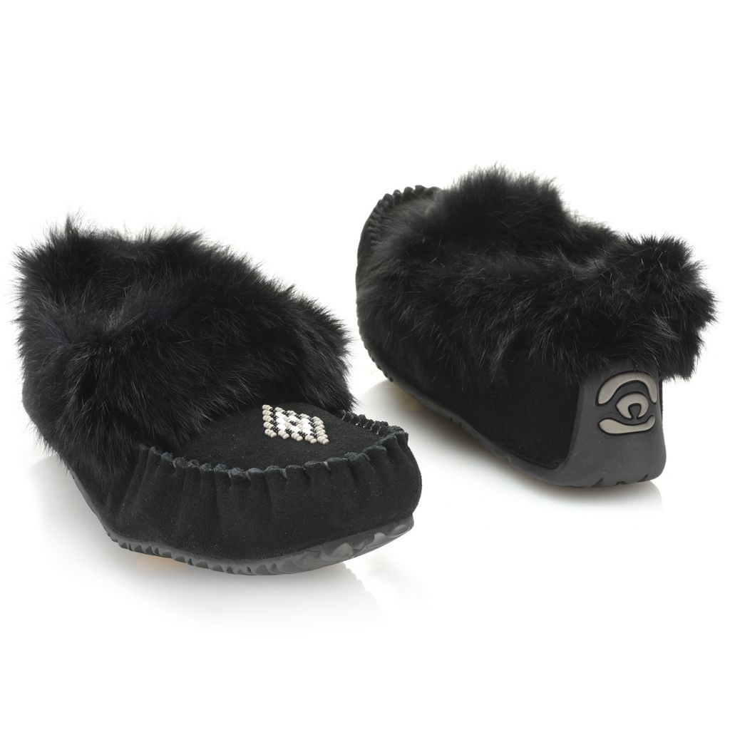 manitobah mukluks faux fur street moccasin