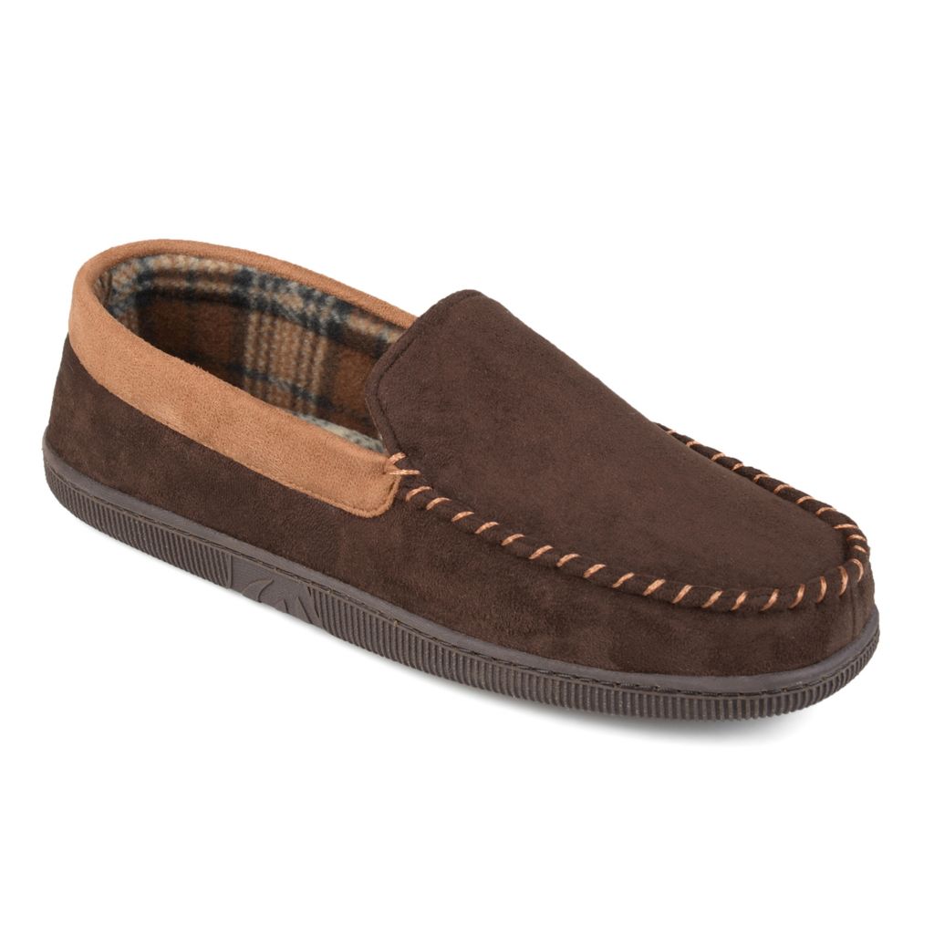 mens fleece slippers