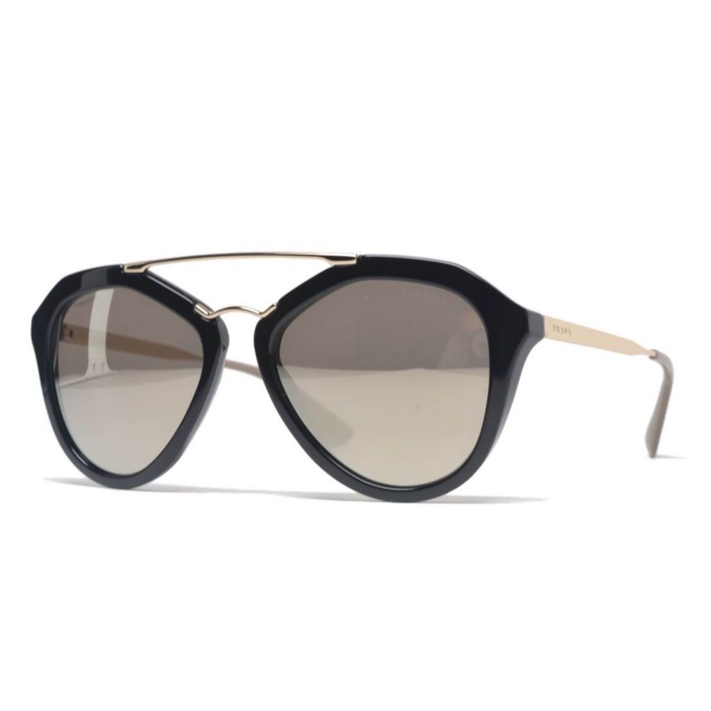 prada black and gold sunglasses