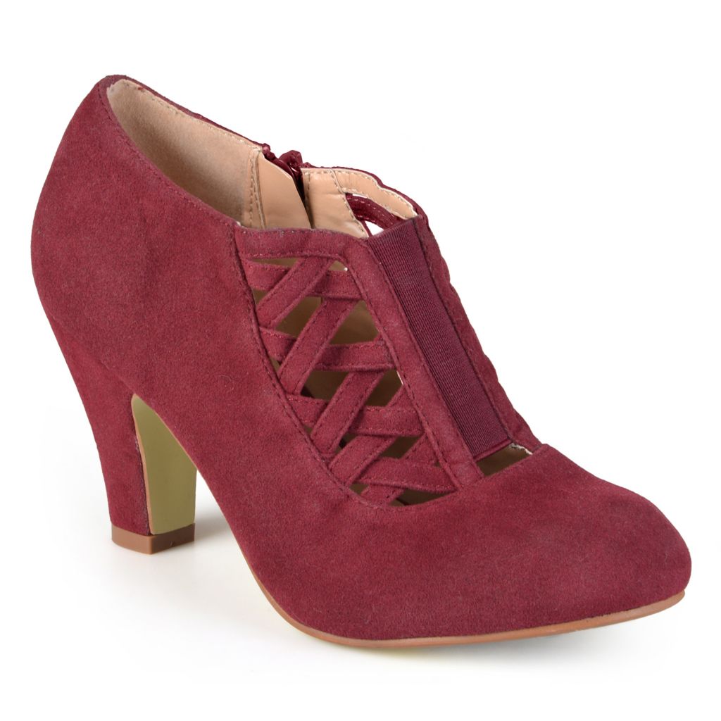 wide width heel booties