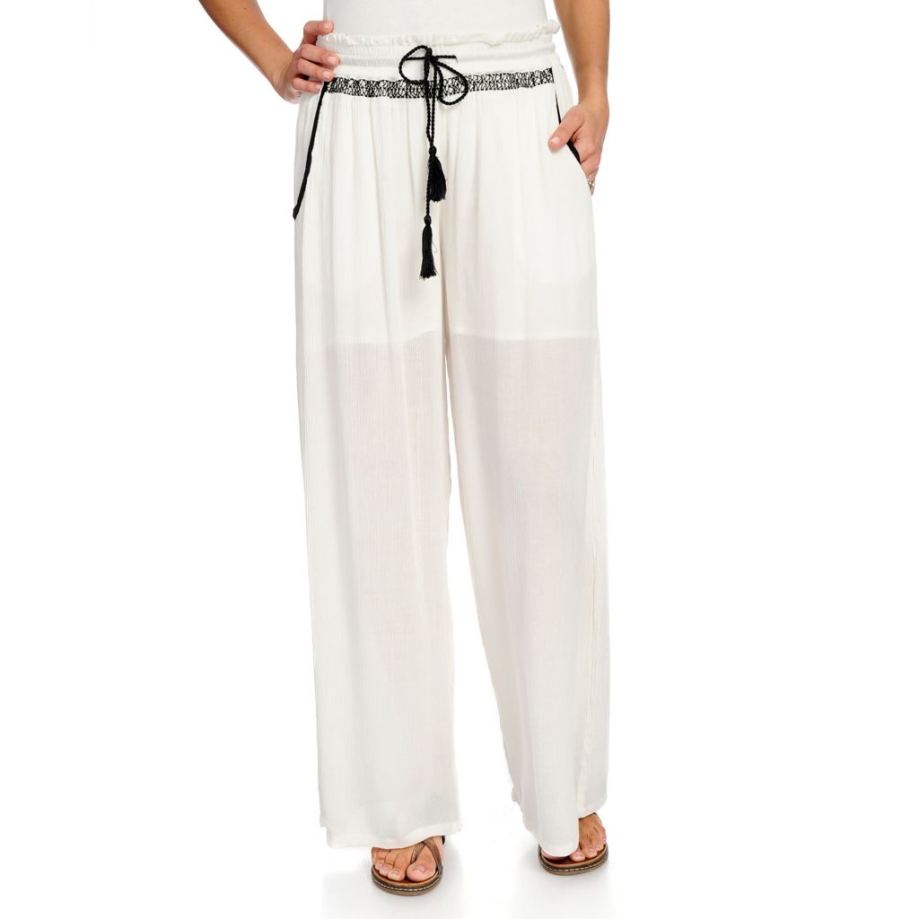 wide leg casual pants