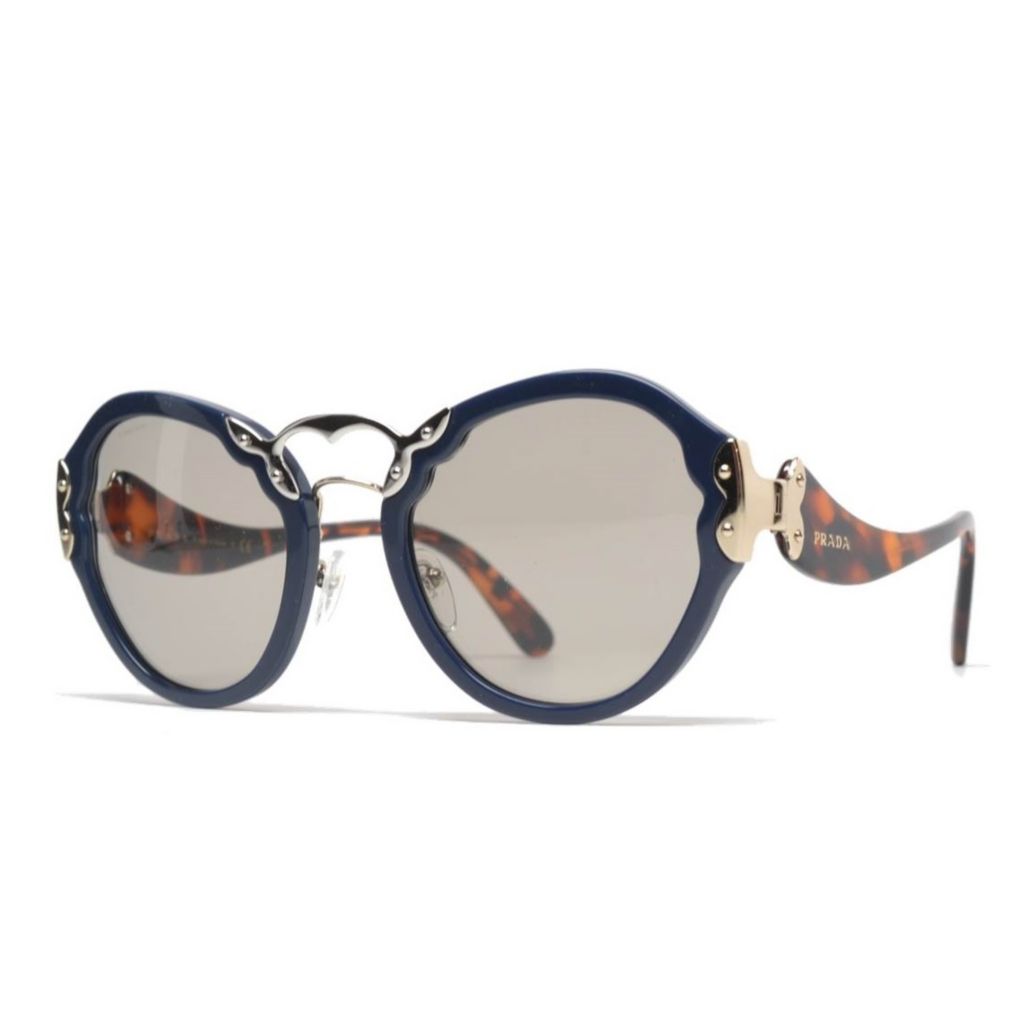 prada blue tortoise shell sunglasses