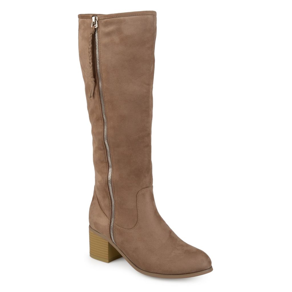 womens suede mid calf boots