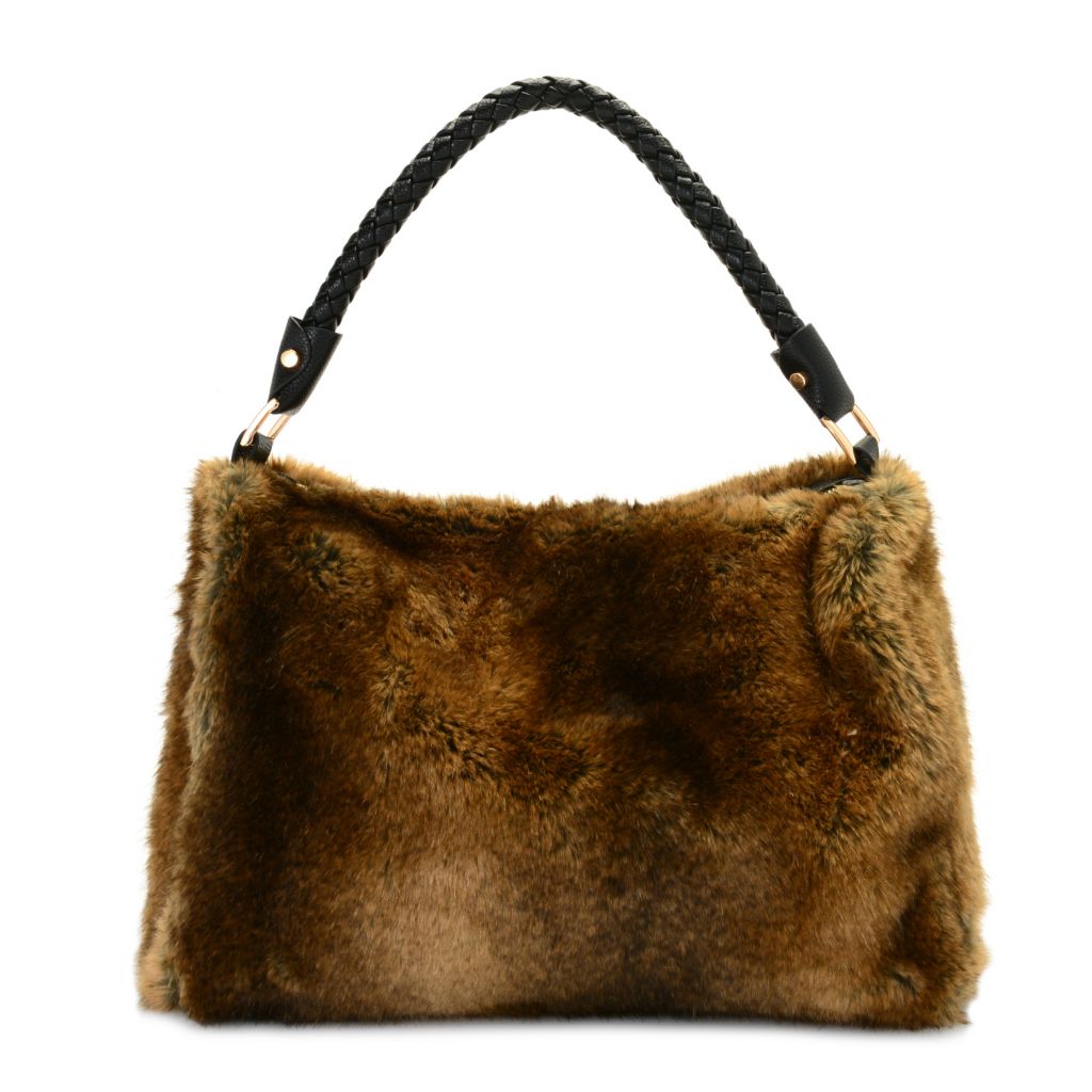 faux fur bag