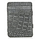 Charcoal Croco wallet