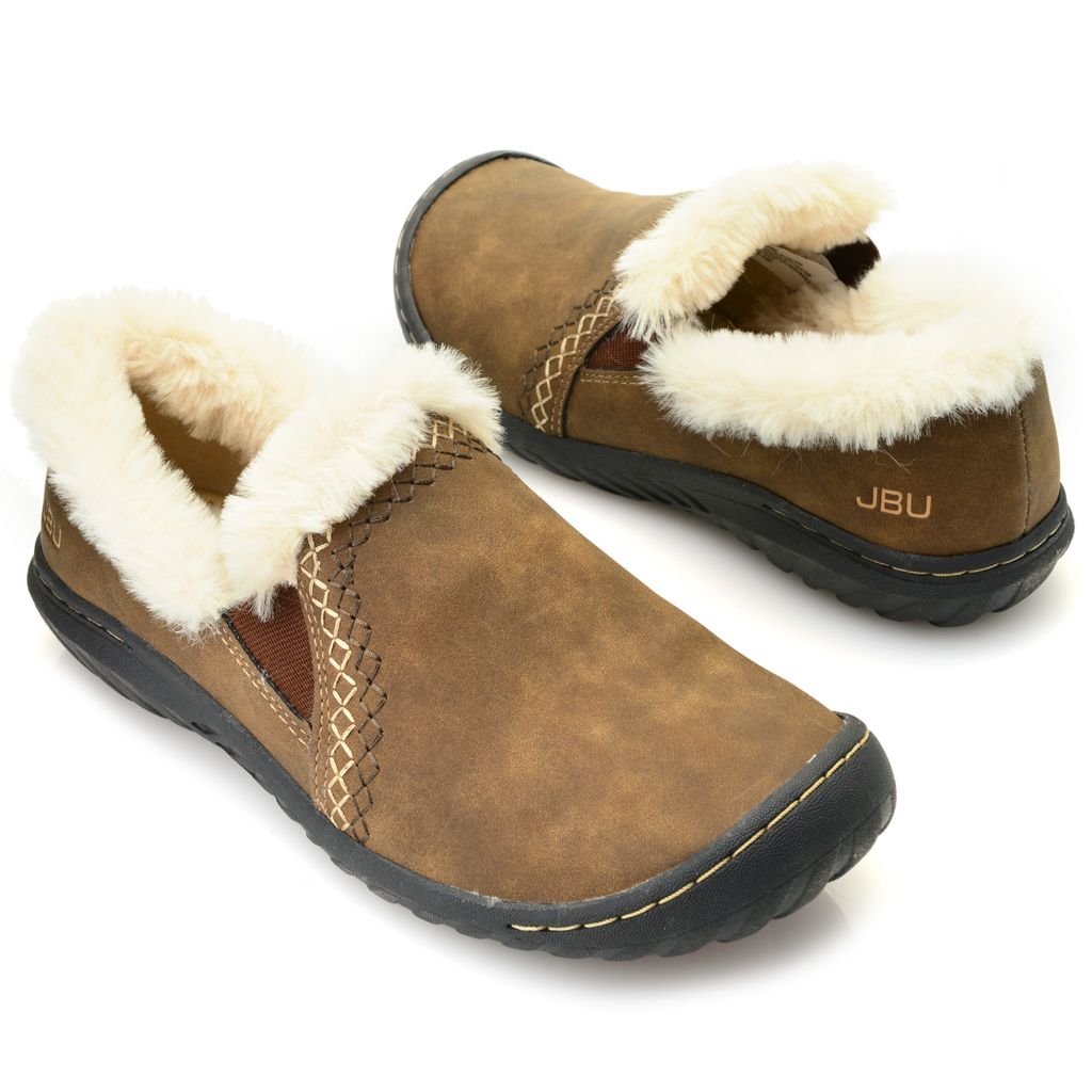 fur lined slip on