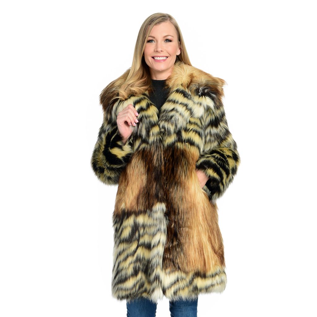 faux fur coat shawl