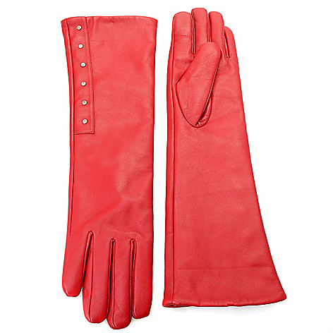 EXCELLED WOMEN'S LAMB LEATHER CASHMERE LINED TEXTING TIP GLOVES M XL 