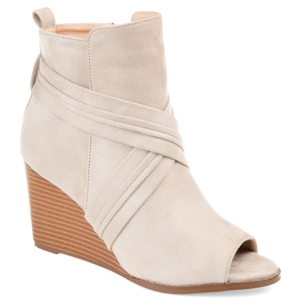 wedge ankle booties