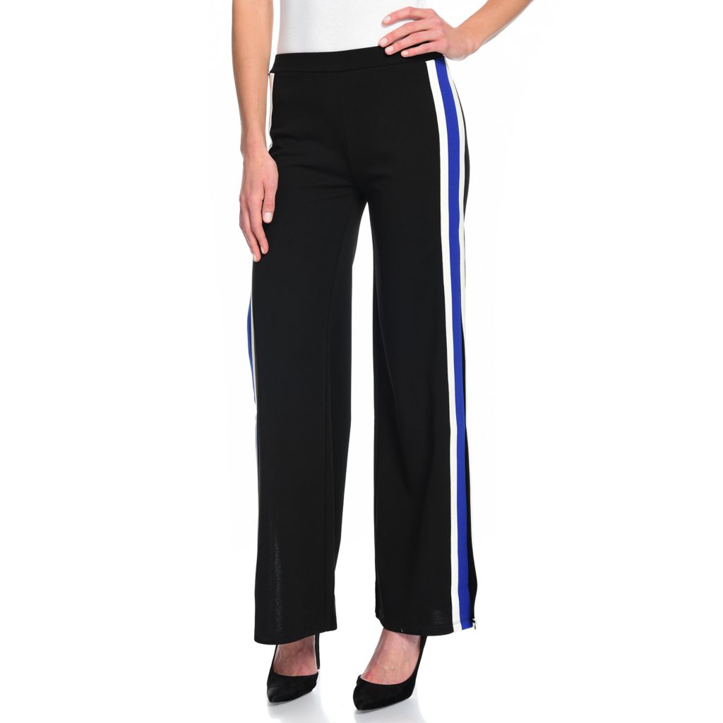 wide split leg pants