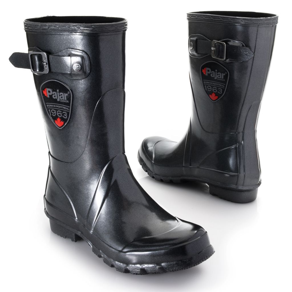 mid calf rain boots