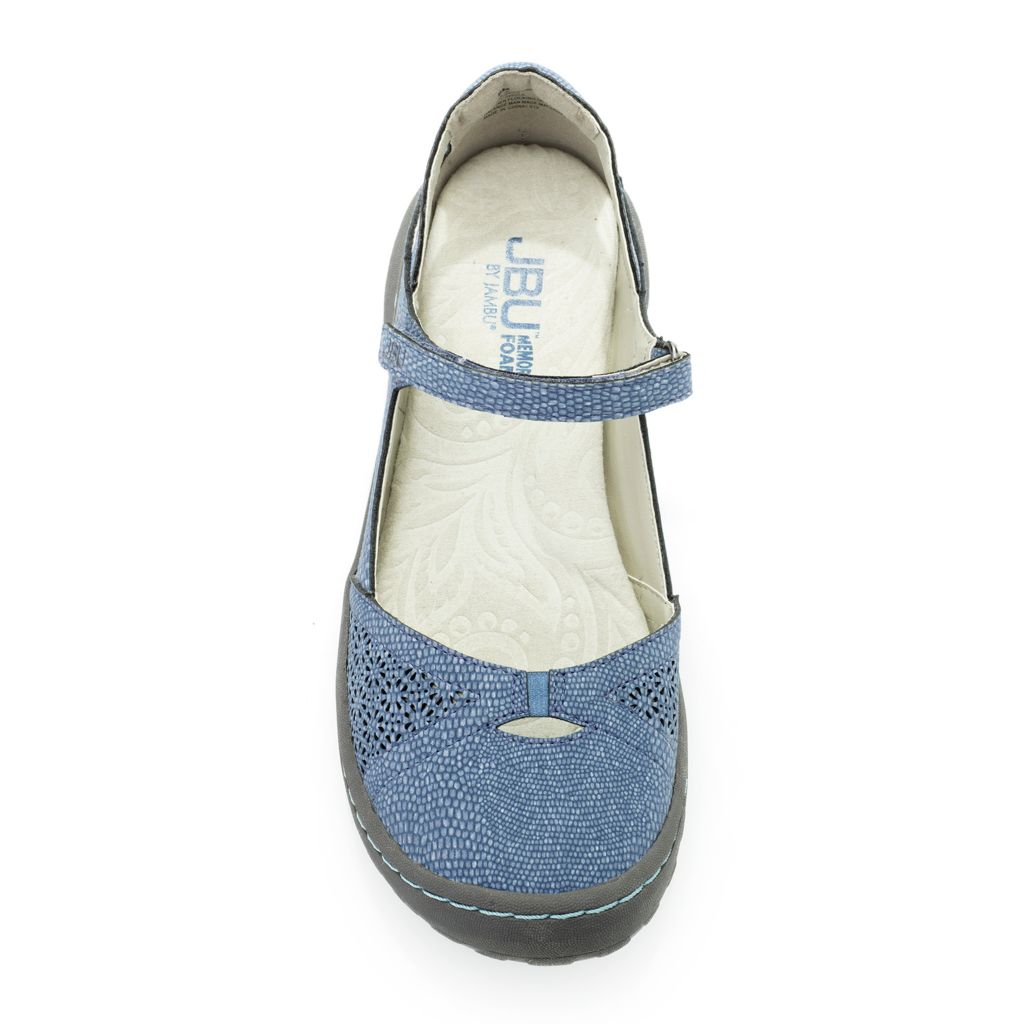 Christopher Banks JBU by Jambu Megan Reptile Embossed Memory Foam Mary Jane Shoes ShopHQ