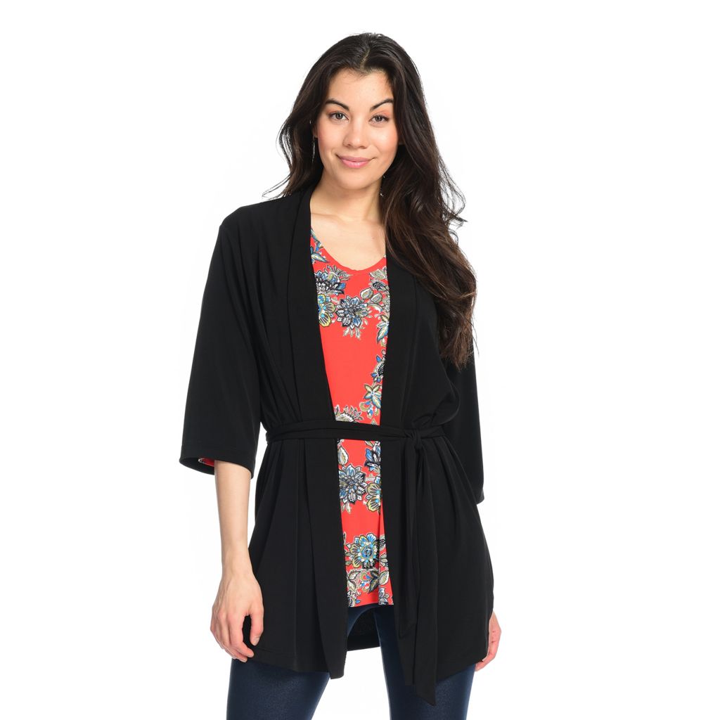 open front tie cardigan