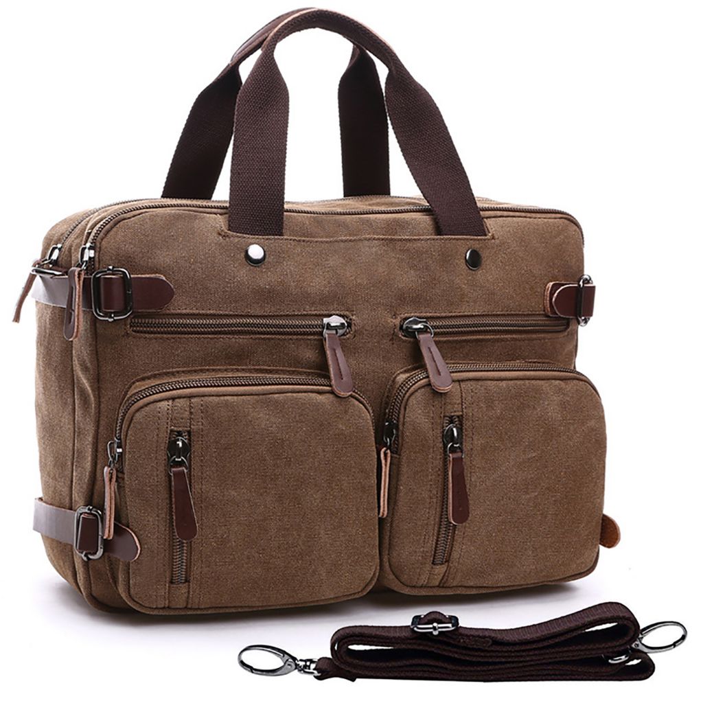 canvas satchel backpack