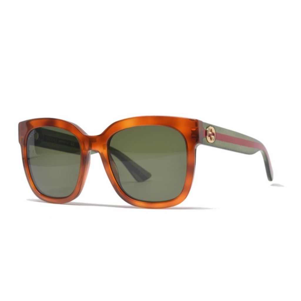 ShopHQ | Boutique | Gucci 54mm & Green Frame Sunglasses Case - ShopHQ.com