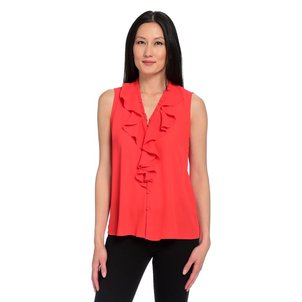 karl lagerfeld ruffle blouse