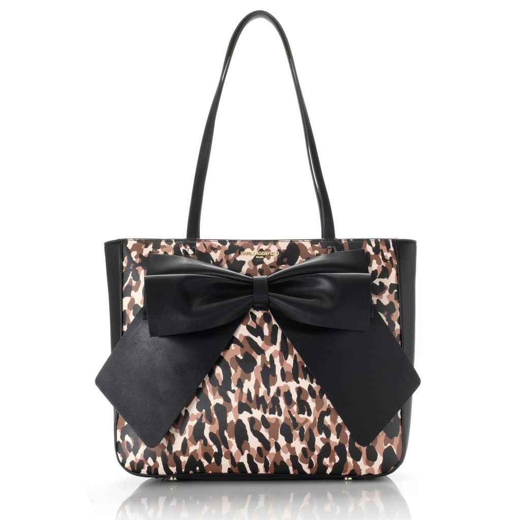 karl lagerfeld bow tote