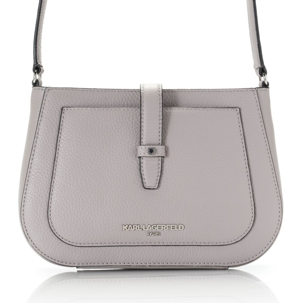 karl lagerfeld pebble shoulderbag