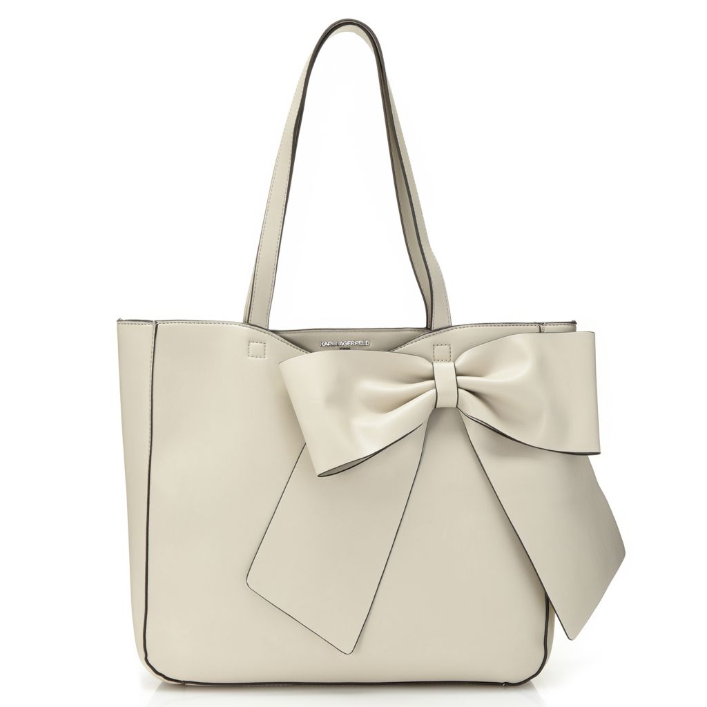 karl lagerfeld bow tote