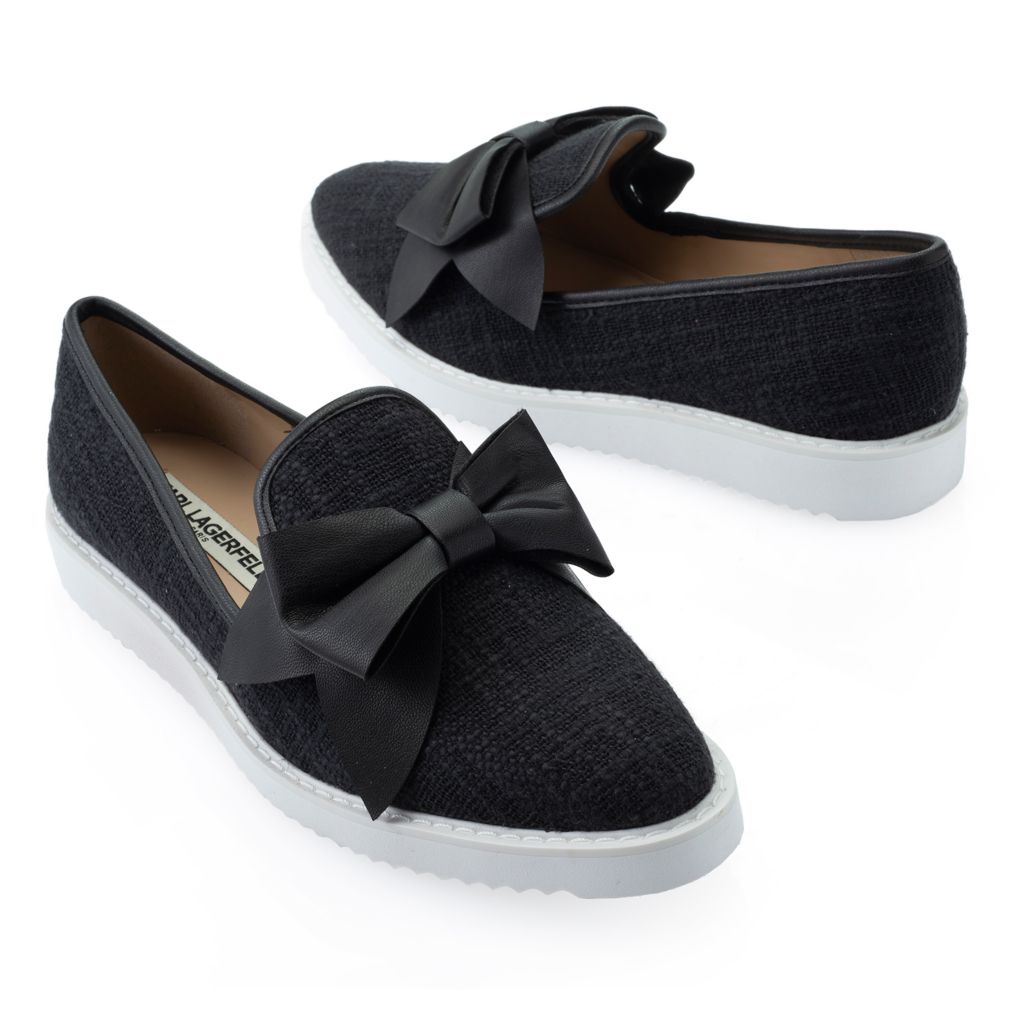 karl lagerfeld slip on sneakers