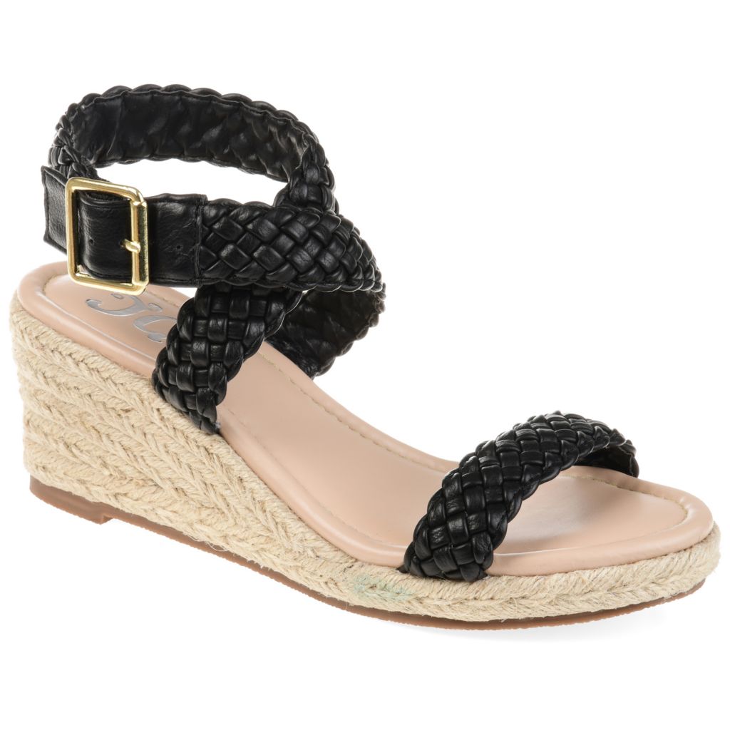 braided wedge sandals