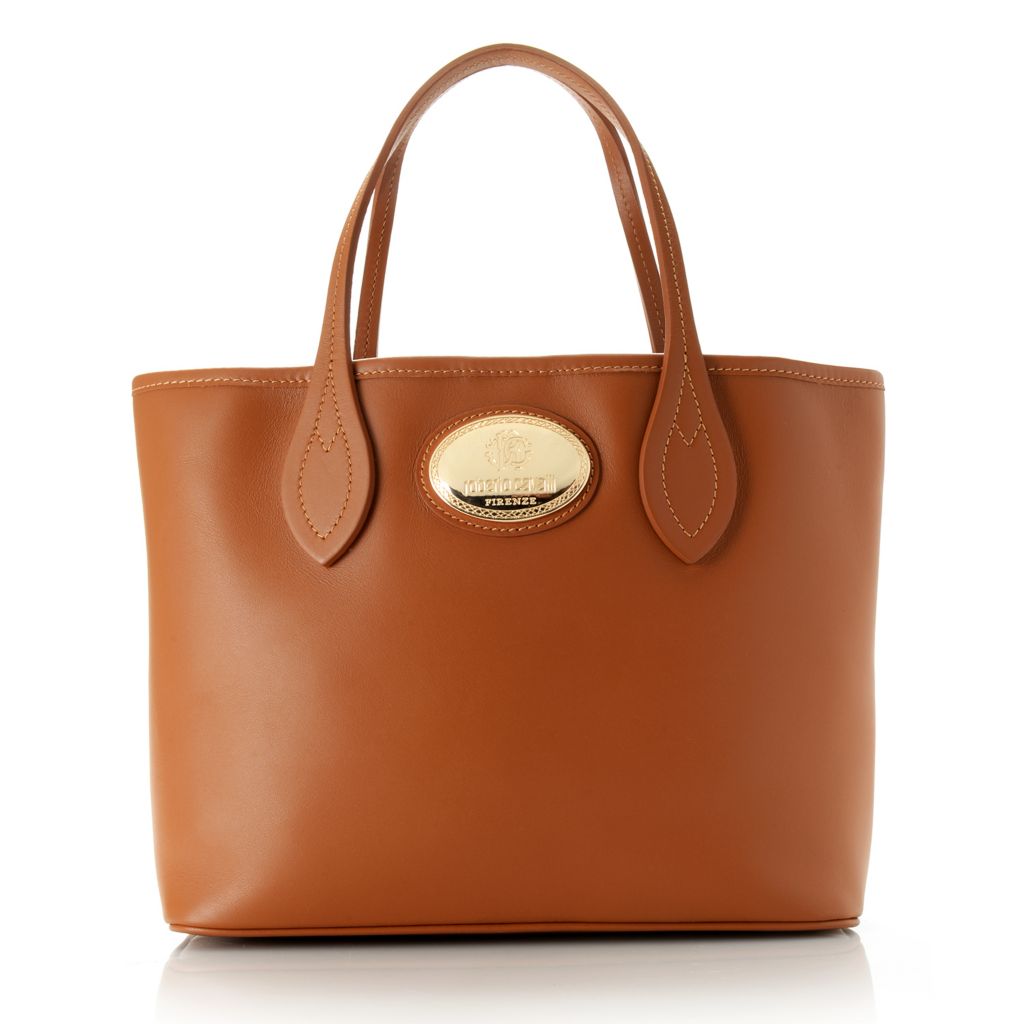 roberto cavalli leather tote