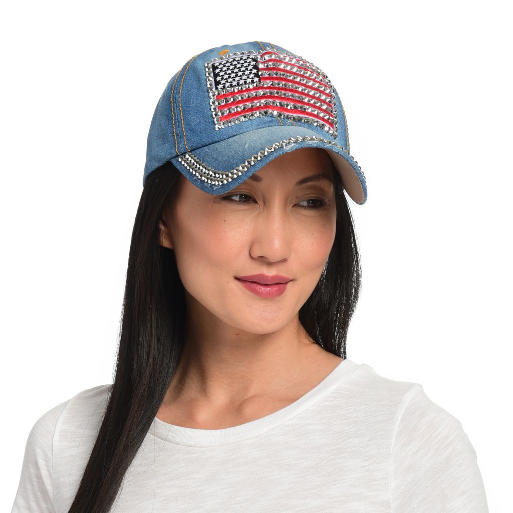 embellished baseball cap