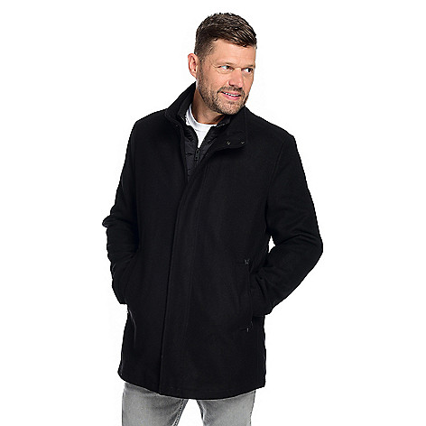 Barton Felted Wool Blend 3 Pocket, Marc New York Men S Winter Coats