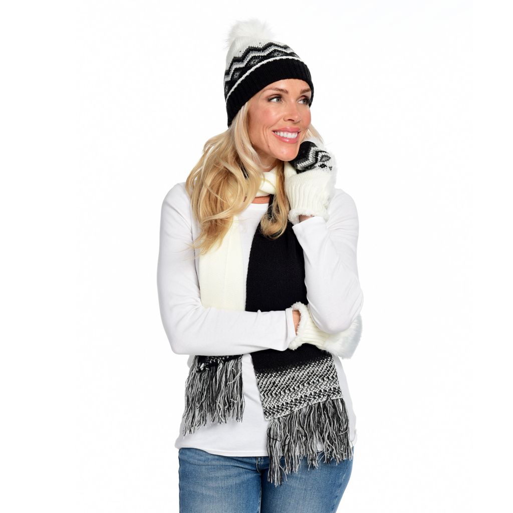 hat mittens scarf set