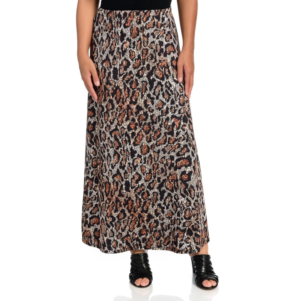 jacquard maxi skirt