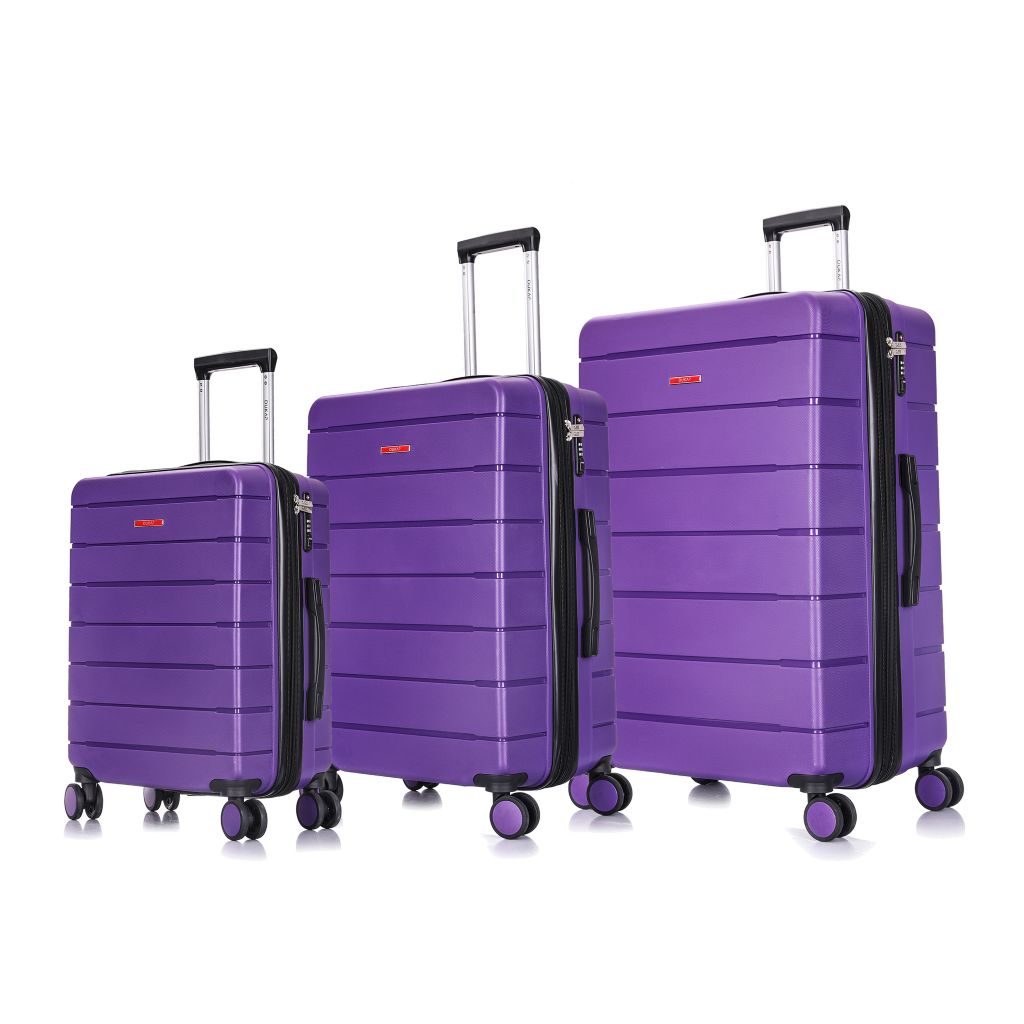 3 piece lightweight luggage set