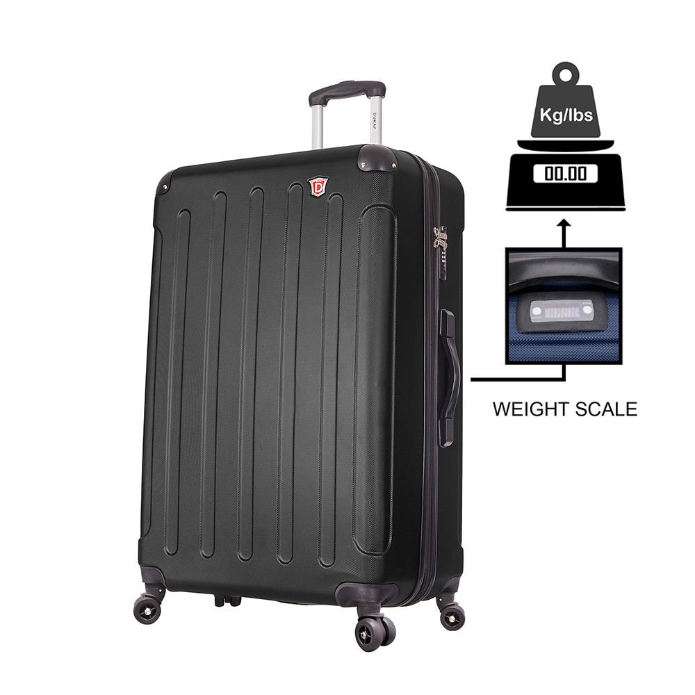 DUKAP Intely 32 Hardside Spinner Luggage w Integrated Scale ShopHQ