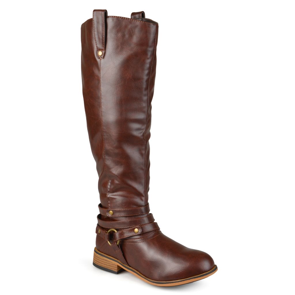 extra wide calf flat boots